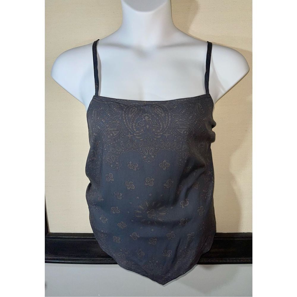 Gray Bandana Top - NWT
